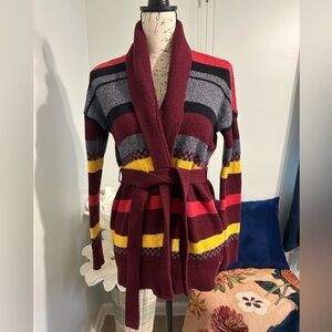 American Eagle Outfitters Multicolor Striped Cardigan